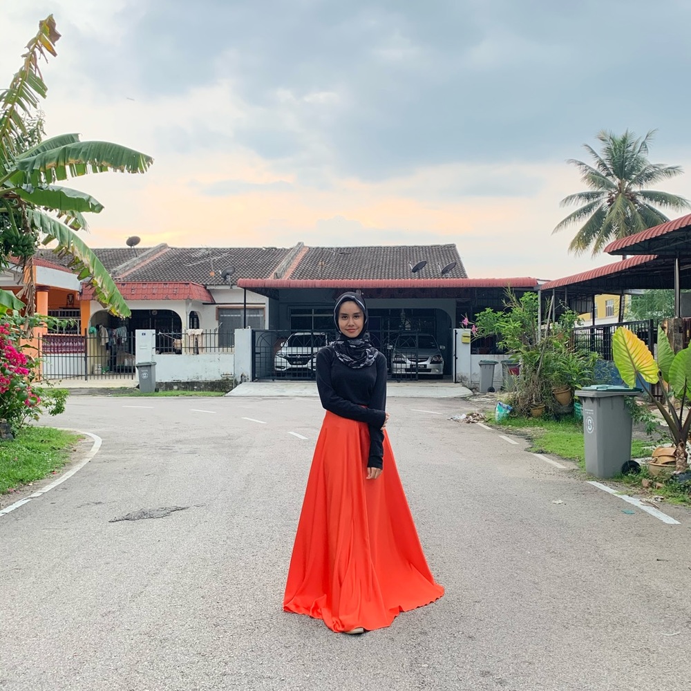 PRINCESS SKIRT IN AUTUMN COLOR